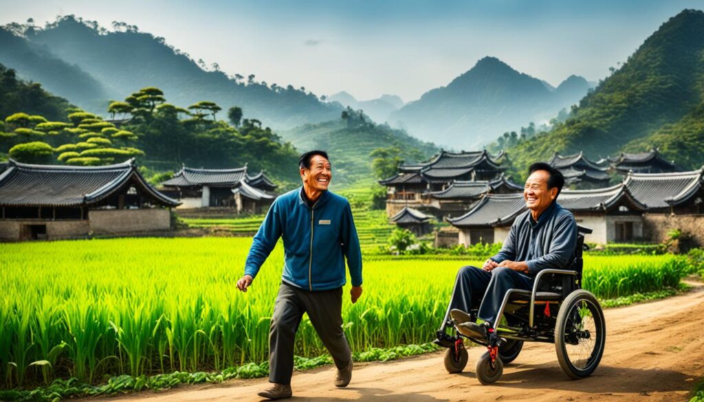農村福利與超輕輪椅的結合