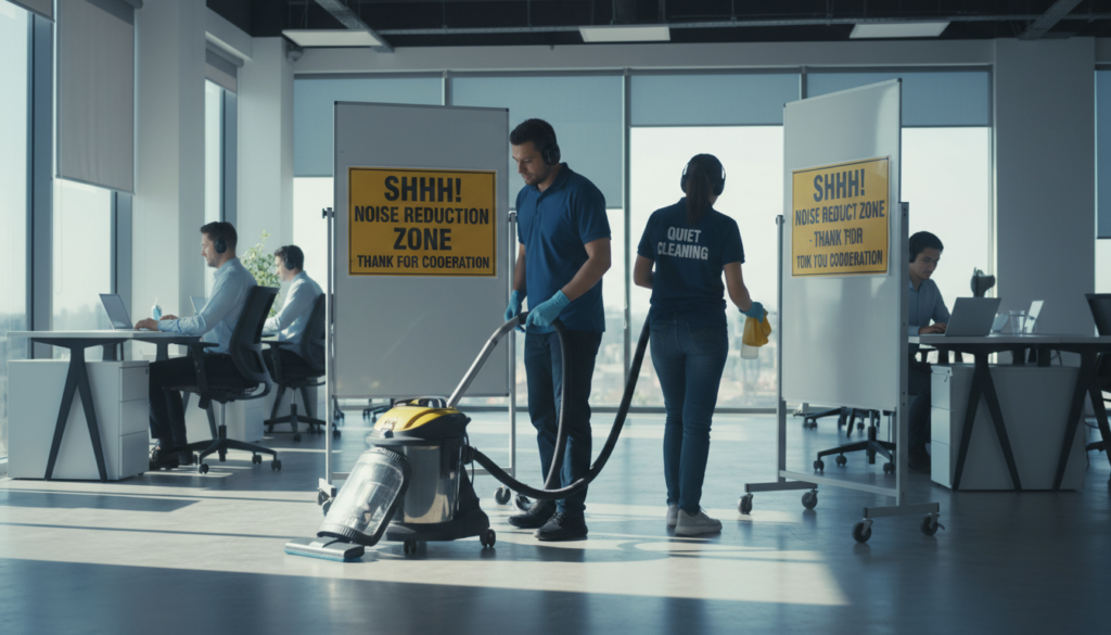 辦公室清潔噪音管理